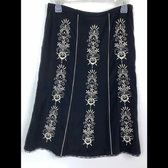 LOFT ANN TAYLOR Fit and Flair Midi skirt - Picture 2 of 8